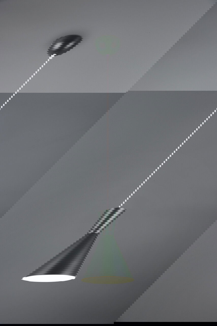 Lustra Enzo, RL, 20x150 cm, 28W, 1x E27, metal, verde fistic