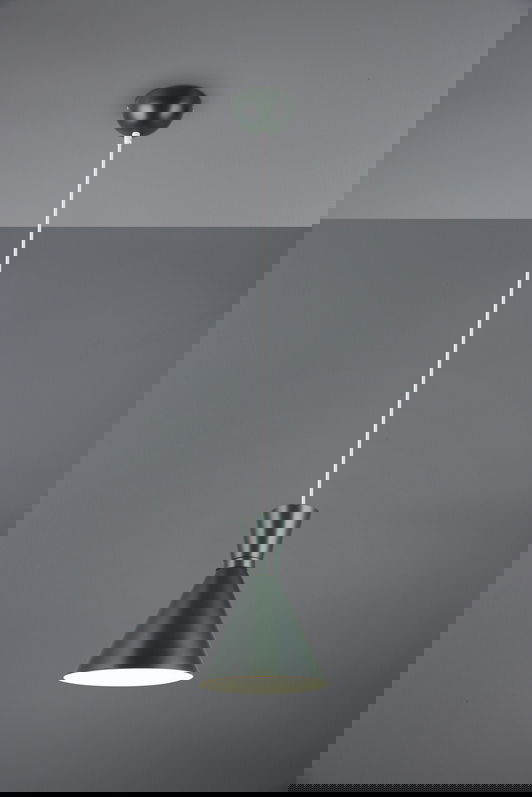 Lustra Enzo, RL, 20x150 cm, 28W, 1x E27, metal, verde fistic