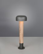 Lampadar de exterior Fraser, TRIO, 19x54 cm, 10W, 1x E27, aluminiu, gri/natur