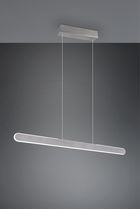 Lustra Helios, TRIO, 100x8.5x160 cm, 28W, 1x SMD, metal, argintiu lucios