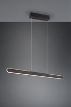 Lustra Helios, TRIO, 100x8.5x160 cm, 28W, 1x SMD, metal, negru mat