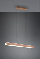 Lustra Helios, TRIO, 130x150 cm, 48W, 1x SMD, metal, maro