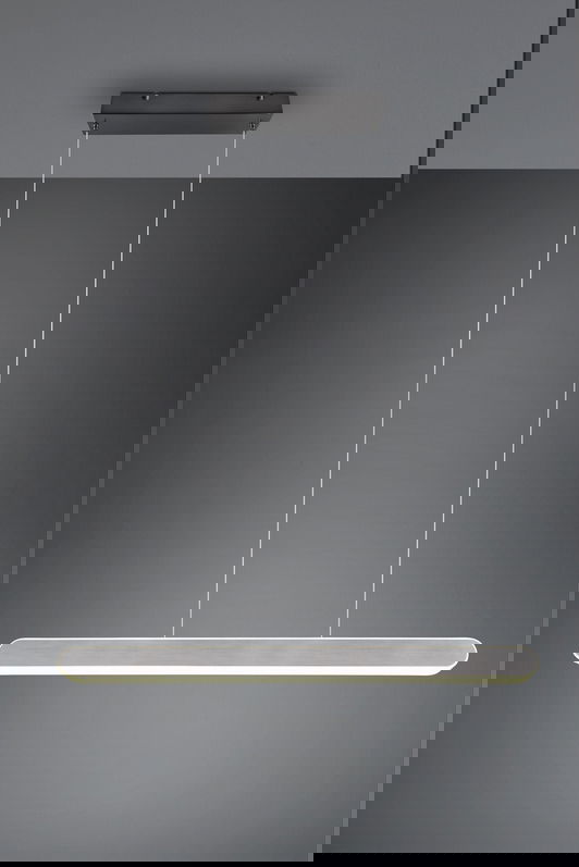 Lustra Helios, TRIO, 130x150 cm, 48W, 1x SMD, metal, argintiu lucios