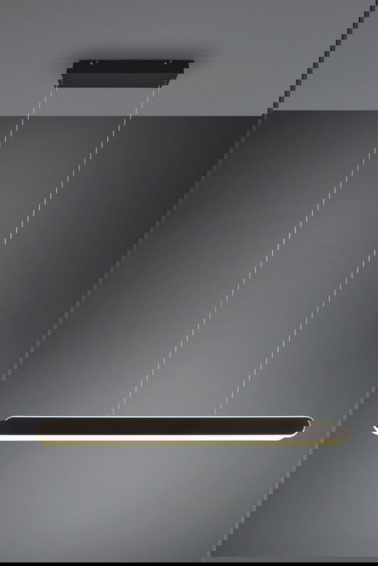 Lustra Helios, TRIO, 130x150 cm, 48W, 1x SMD, metal, negru mat