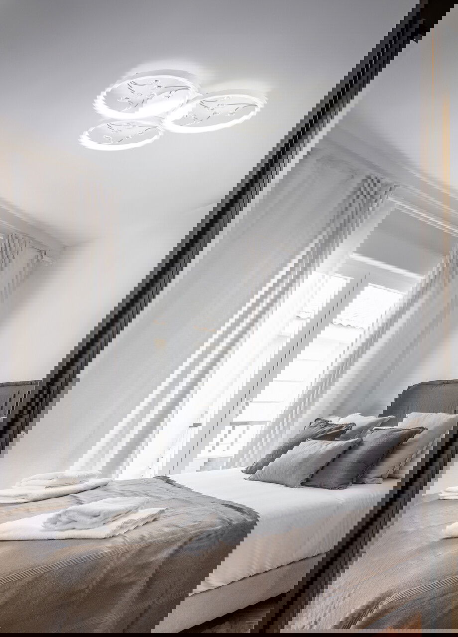 Plafoniera Groovy, TRIO, 62x6 cm, 30W, 1x SMD, metal, alb mat