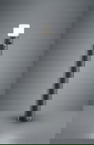 Lampadar de exterior cu senzor Hoosic, TRIO, 12x80 cm, 28W, 1x E27, aluminiu, antracit