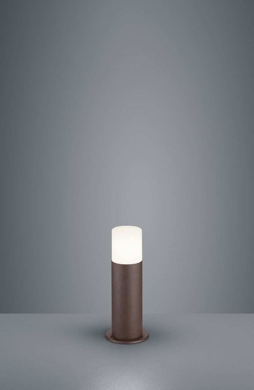 Lampadar de exterior Hoosic, TRIO, 12x30 cm, 28W, 1x E27, aluminiu, maro