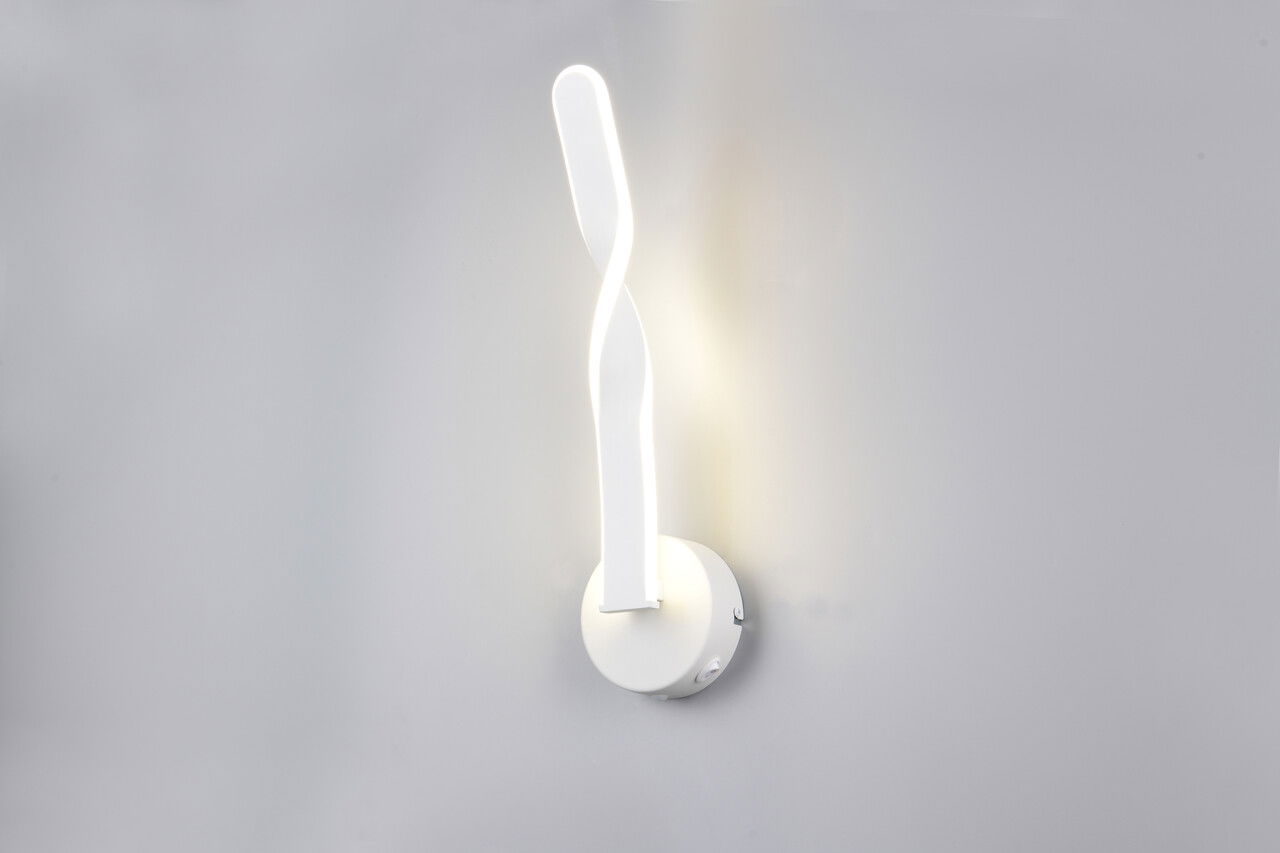 Aplica de perete Ginko, RL, 12x15x45.5 cm, 11W, 1x SMD, metal, alb mat