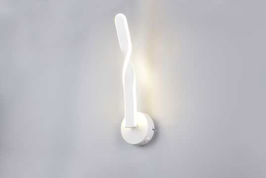 Aplica de perete Ginko, RL, 12x15x45.5 cm, 11W, 1x SMD, metal, alb mat