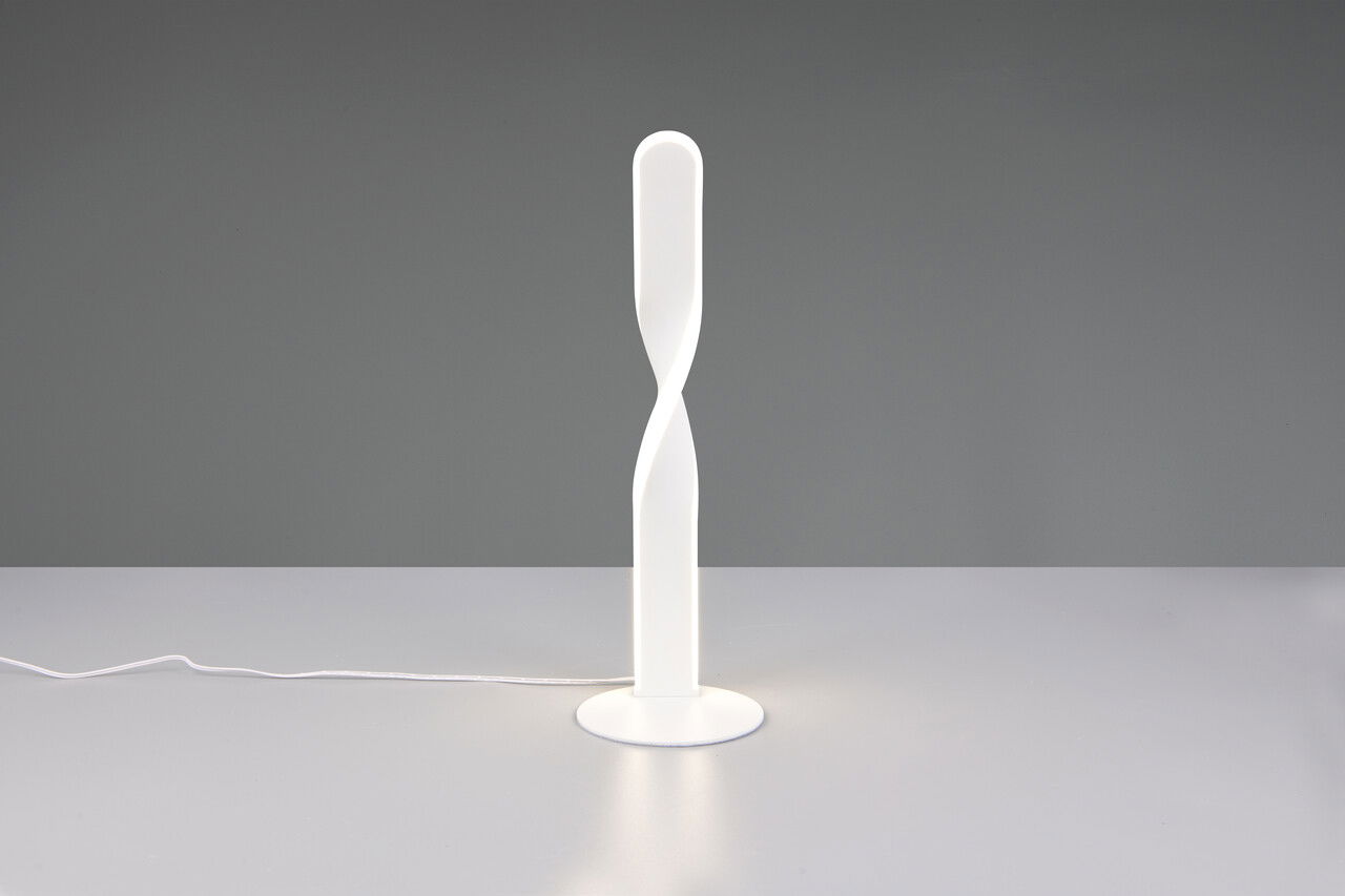 Lampa de masa Ginko, RL, 13x40 cm, 10W, 1x SMD, metal, alb mat