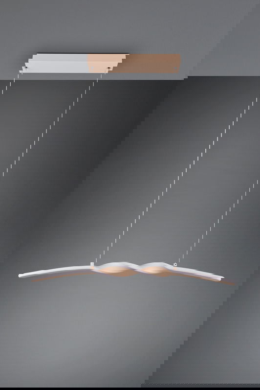 Lustra Ginko, RL, 79x9x150 cm, 18W, 1x SMD, metal, bej