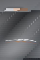 Lustra Ginko, RL, 79x9x150 cm, 18W, 1x SMD, metal, bej