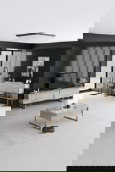 Set mobilier living, Bexley, Luxe Set, PAL, Travertin / Auriu