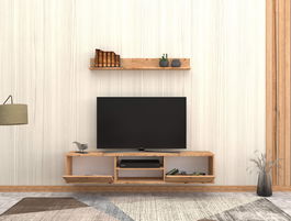 Comoda TV, Elegance, Zenith, 180x35x35 cm, PAL, Maro