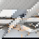 Set mobilier living, Hommy Craft, Bohem 854, PAL, Alb