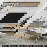 Set mobilier living, Hommy Craft, Milan, PAL, Nuc / Travertin