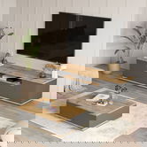 Set mobilier living, Locelso, FR17-AA, PAL, Pin Atlantic / Antracit