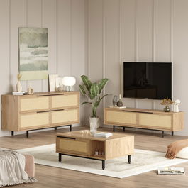 Set mobilier living, Locelso, ON20-SU, PAL, Stejar