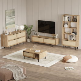 Set mobilier living, Locelso, ON21-SU, PAL, Stejar