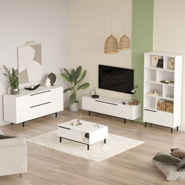 Set mobilier living, Locelso, ON21-W, PAL, Alb