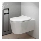 Vas wc Hansgrohe EluPura S AquaFall, fara capac, alb