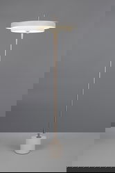 Lampadar Keaton, TRIO, 40x138 cm, 21W, 1x SMD, metal, gri/auriu