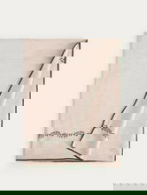 Fata de masa Arriate, Homla, 150x220 cm, bumbac, bej/verde