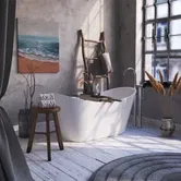 Cadă Freestanding Albă 1600x750x590– Design Modern și Elegant, Material Premium