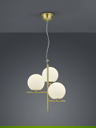 Lustra Pure, TRIO, 40x150 cm, 28W, 3x E14, metal, bronz mat/alb