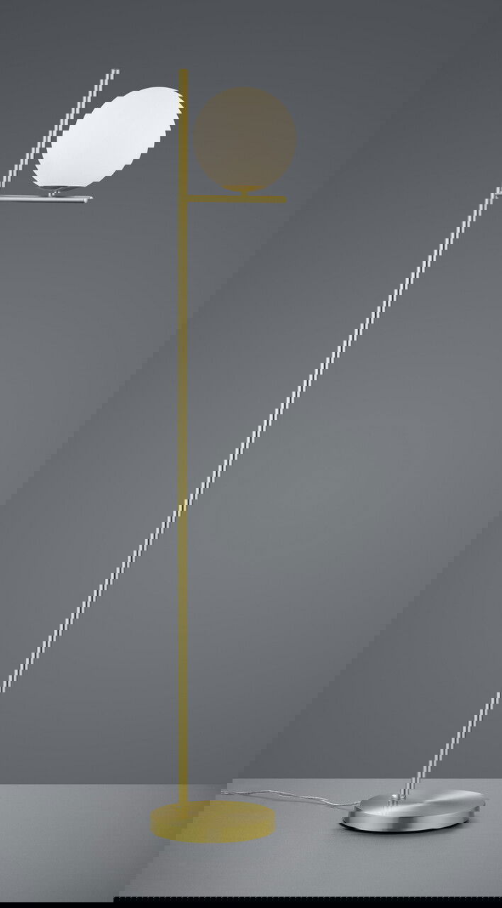 Lampadar Pure, TRIO, 25x150 cm, 28W, 1x E14, metal, bronz mat/alb