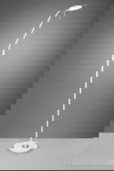 Lampadar Monza, TRIO, 25x50x145 cm, 12W, 1x SMD, metal, alb mat