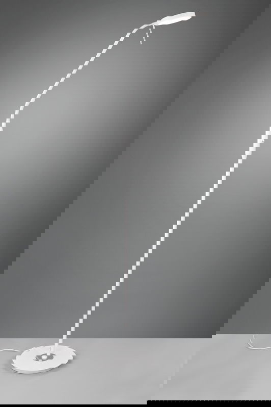 Lampadar Monza, TRIO, 25x50x145 cm, 12W, 1x SMD, metal, alb mat