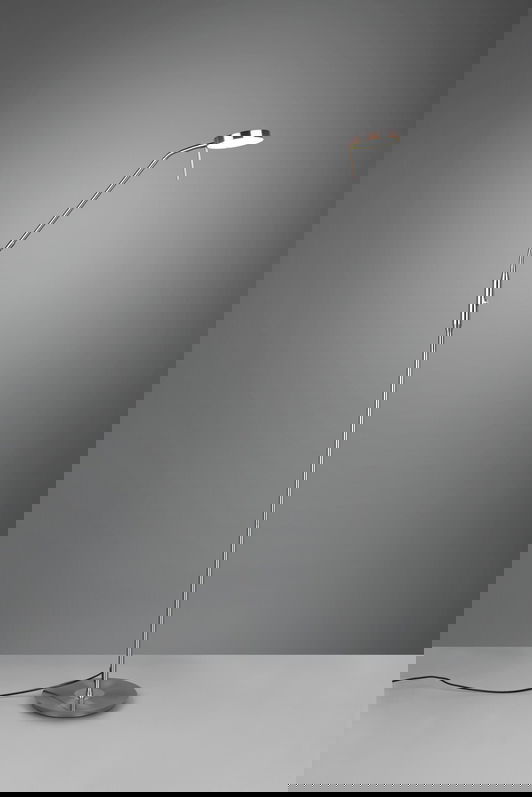 Lampadar Monza, TRIO, 25x50x145 cm, 12W, 1x SMD, metal, nichel mat