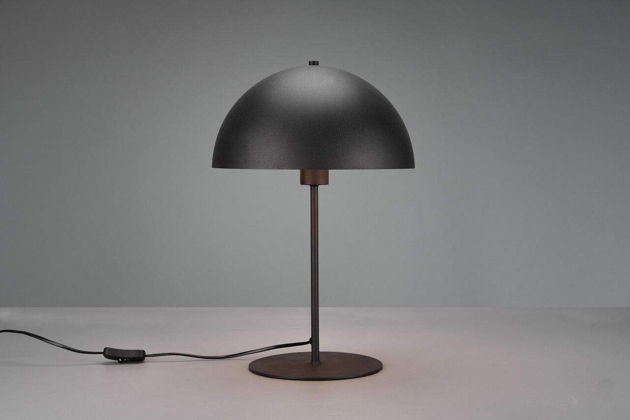 Lampa de masa Nola, TRIO, 30x45 cm, 40W, 1x E27, metal, negru mat