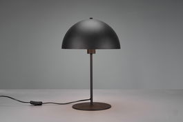Lampa de masa Nola, TRIO, 30x45 cm, 40W, 1x E27, metal, negru mat