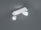Plafoniera Narcos, TRIO, 28.5x9.5 cm, 6.5W, 2x SMD, metal, alb mat