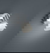 Aplica de perete Levisto, TRIO, 10x19 cm, 4.9W, 1x E14, metal, nichel mat/alb