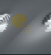 Aplica de perete Levisto, TRIO, 10x14.5 cm, 4.9W, 1x E14, metal, bronz mat/alb