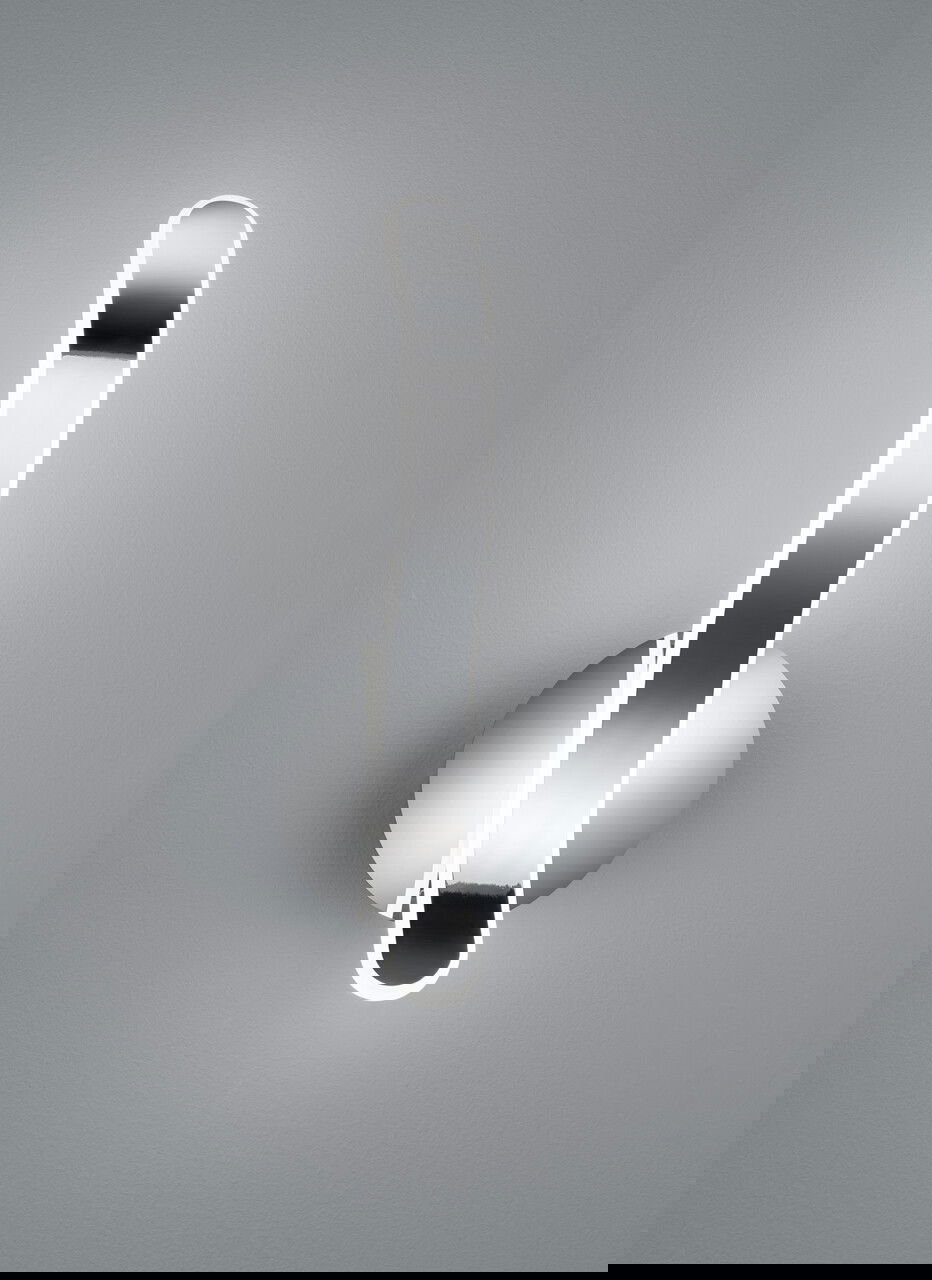 Aplica de perete Parma, RL, 15x39 cm, 11W, 1x SMD, metal, argintiu