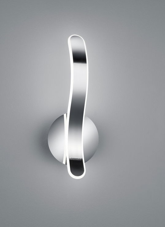 Aplica de perete Parma, RL, 15x39 cm, 11W, 1x SMD, metal, argintiu