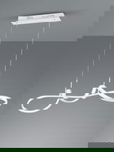 Lustra Perugia, RL, 81x46x150 cm, 37W, 1x SMD, metal, alb mat