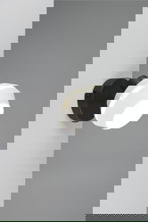 Aplica de perete Isla, RL, 12x18.5 cm, 10W, 1x E14, metal, negru/gri