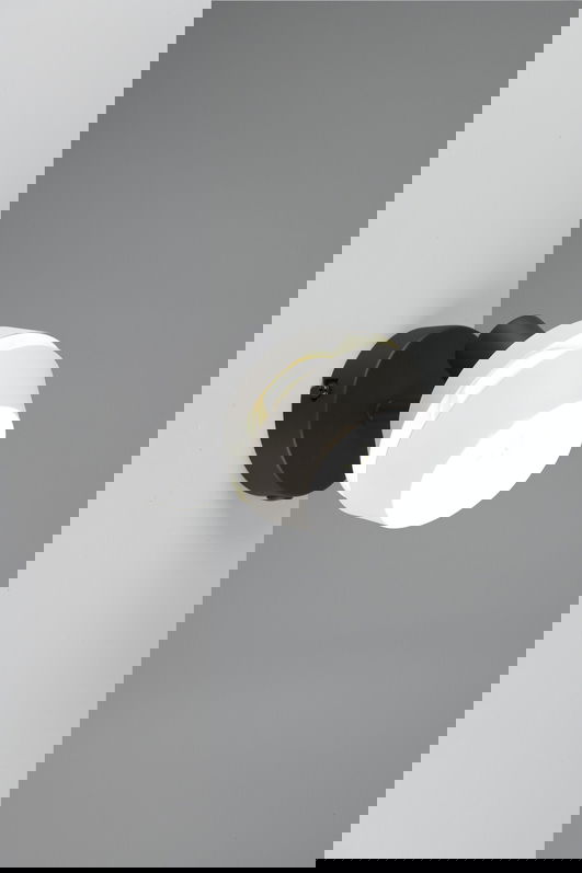 Aplica de perete Isla, RL, 12x18.5 cm, 10W, 1x E14, metal, negru/gri