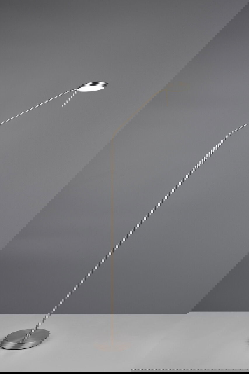 Lampadar Moreno, RL, 22x11x160.5 cm, 3W, 1x SMD, metal, nichel mat