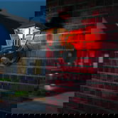 Lampa de exterior Livenza, TRIO, 19x14x34 cm, 60W, 1x E27, aluminiu, negru mat