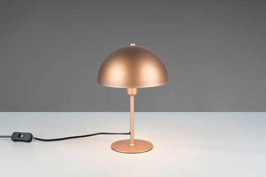 Lampa de masa Nola, TRIO, 20x30.5 cm, 28W, 1x E14, metal, maro