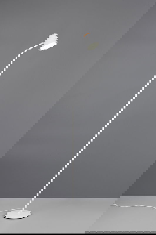 Lampadar Pongo, RL, 19.5x145 cm, 4.5W, 1x SMD, plastic, alb/natur