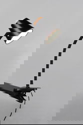 Lampa de masa Pongo, RL, 9.5x33 cm, 4.5W, 1x SMD, plastic, negru/natur