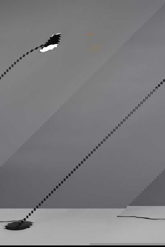 Lampadar Pongo, RL, 19.5x145 cm, 4.5W, 1x SMD, plastic, negru/natur