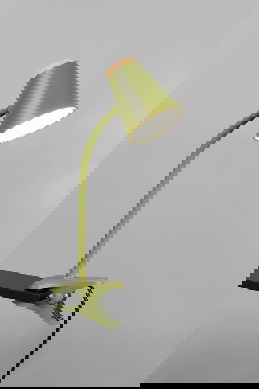 Lampa de masa Pongo, RL, 9.5x33 cm, 4.5W, 1x SMD, plastic, verde/natur